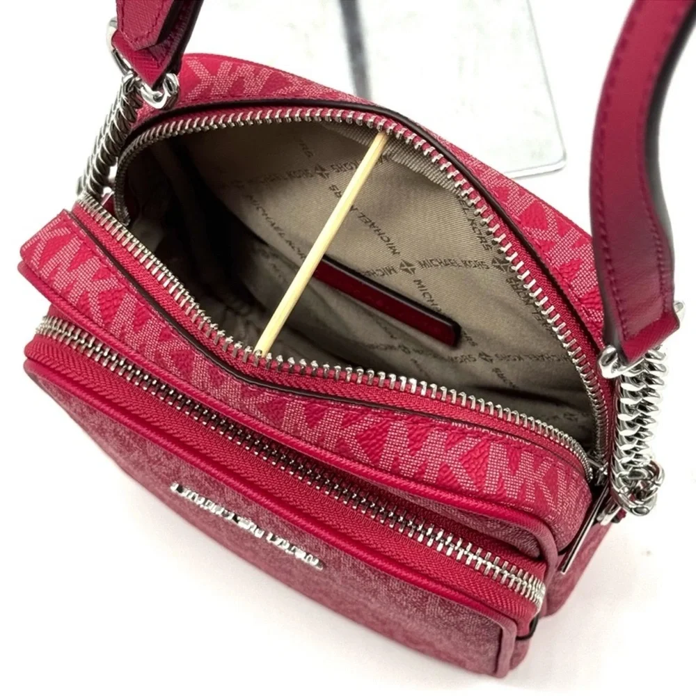 Michael Kors Medium NS Chain Xbody Bag Dark Raspberry